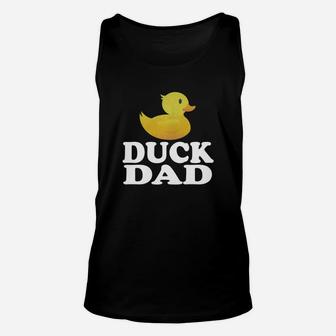 Duck Dad Funny Bird Lover Animal Gift T-shirt Unisex Tank Top - Seseable