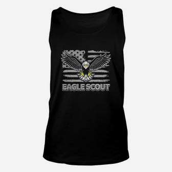 Eagle Flag Scout Unisex Tank Top - Seseable
