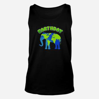Earth Day 2019 For Teachers And Kids With Elephant Unisex Tank Top - Seseable