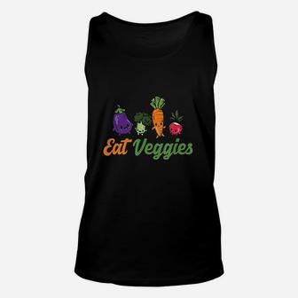 Eat Veggies Vegans Fitness Veganism Foodie Unisex Tank Top - Seseable