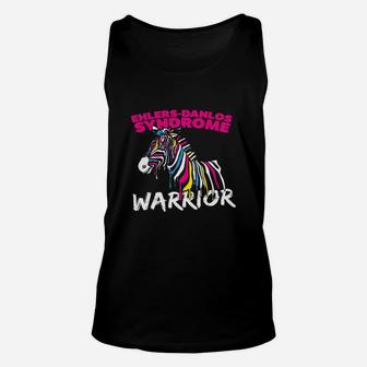 Ehlers-danlos Syndrome Zebra Warrior T-shirt Unisex Tank Top - Seseable