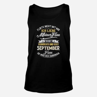 Einer Verrückte Une Sexy September Frau TankTop - Seseable