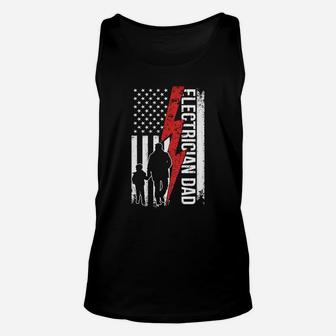 Electrician Dad 2 Unisex Tank Top - Seseable