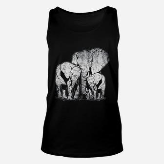 Elephant Family Elephant Unisex Tank Top - Seseable