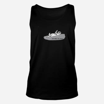 Enten-Comic Schwarzes Unisex TankTop mit Spruch, Lustiges Motiv für Tierfreunde - Seseable