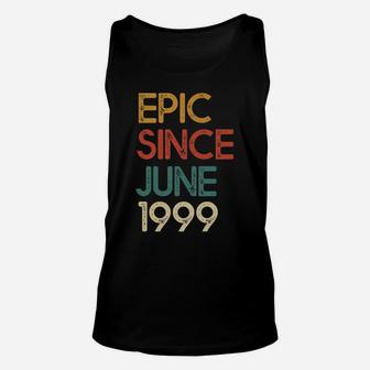 Epic Since June 1999 Awesome Vintage 22nd Birthday Gift Unisex Tank Top - Seseable