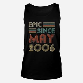 Epic Since May 2006 Vintage Birthday Gifts Unisex Tank Top - Seseable