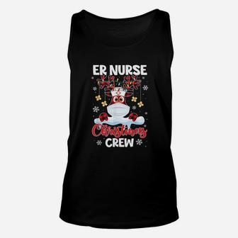 Er Nurse Christmas Crew Emergency Room Icu Nursing Squad Unisex Tank Top - Seseable