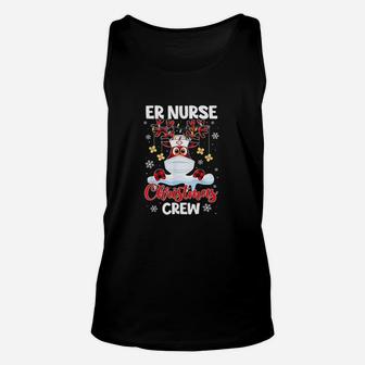 Er Nurse Christmas Crew Unisex Tank Top - Seseable