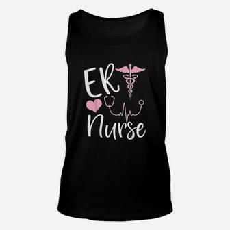 Er Nurse Cute Emergency Room Nurse Gift Unisex Tank Top - Seseable