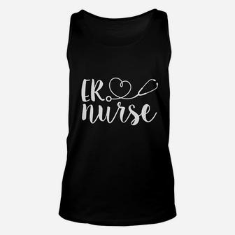 Er Nurse Cute Emergency Room Registered Nurse Appreciation Unisex Tank Top - Seseable