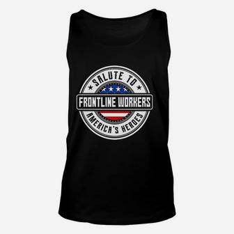 Essential Workers Thank You Frontline Workers Unisex Tank Top - Seseable