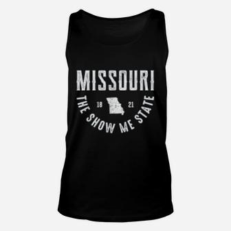 Est 1821 Missouri The Show Me State Souvenir Gift Unisex Tank Top - Seseable