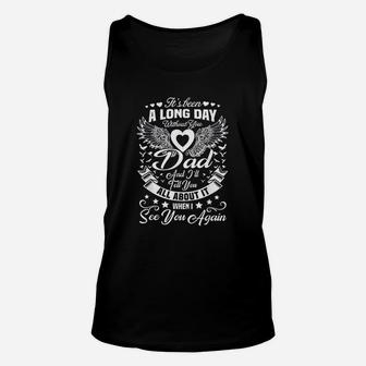 Family 365 In Loving Memory Of My Dad Missing Dad Father Unisex Tank Top - Seseable