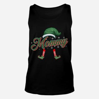 Family Christmas Pj Mommy Elf Christmas Elf Unisex Tank Top - Seseable