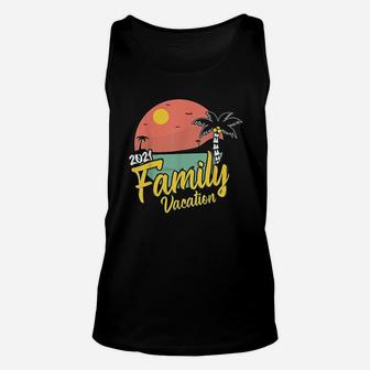 Family Vacation 2021 Matching Party Trip Cruise Gift Unisex Tank Top - Seseable