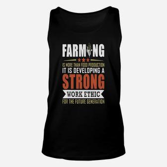 Farming Developing A Strong Unisex Tank Top - Seseable
