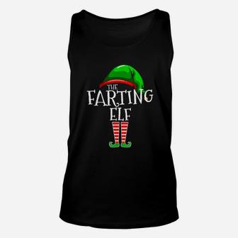 Farting Elf Group Matching Family Christmas Gift Gassy Fart Unisex Tank Top - Seseable