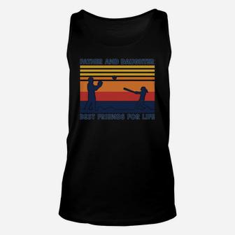 Father And Daughter Best Friends For Life Vintage Unisex Tank Top - Seseable
