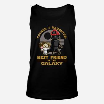 Father And Daughter Best Friends In The Galaxy Unisex Tank Top - Seseable