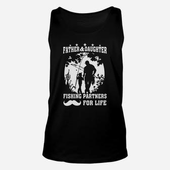 Father And Daughter Fishing Partners For Life Unisex Tank Top - Seseable