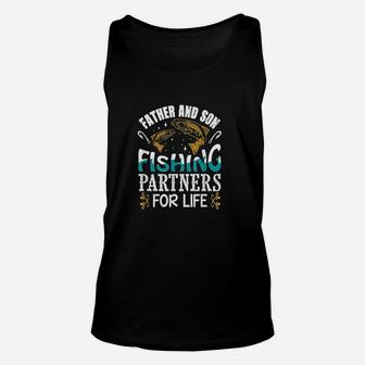 Father And Son Fishing Partners For Life Father Gift Unisex Tank Top - Seseable