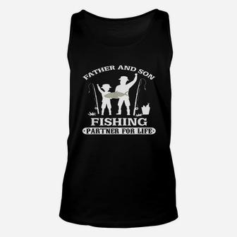 Father And Son Fishing Trip Partner For Life Catching Fish Unisex Tank Top - Seseable