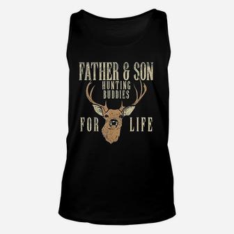 Father And Son Hunting Buddies Matching Hunter Unisex Tank Top - Seseable