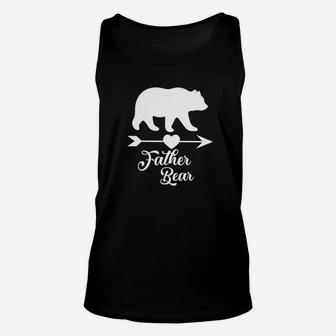 Father Bear For Men Graphic Father Dad Gifts Apparel Unisex Tank Top - Seseable