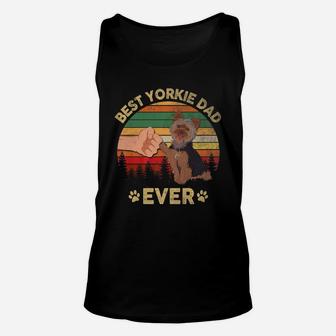 Father Day Best Yorkie Dad Ever Vintage Shirt Unisex Tank Top - Seseable