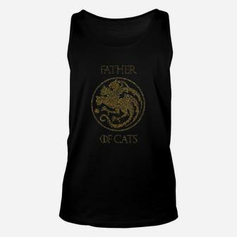 Father Of Cats Cat Dad Gift Unisex Tank Top - Seseable
