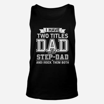 Fathers Day Dad Father Husband, dad birthday gifts Unisex Tank Top - Seseable
