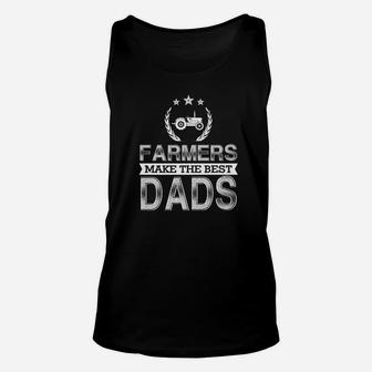 Fathers Day Farmers Make The Best Dads Premium Unisex Tank Top - Seseable