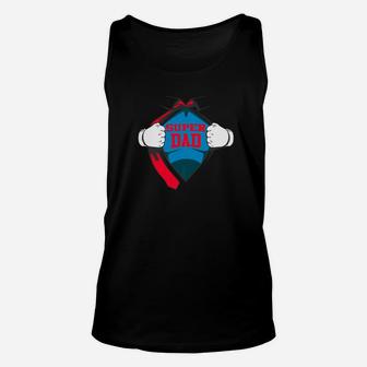 Fathers Day Gift Super Hero Dad Gift Premium Shirt Unisex Tank Top - Seseable