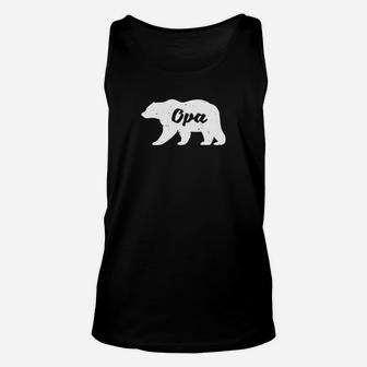 Fathers Day Opa Bear, best christmas gifts for dad Unisex Tank Top - Seseable