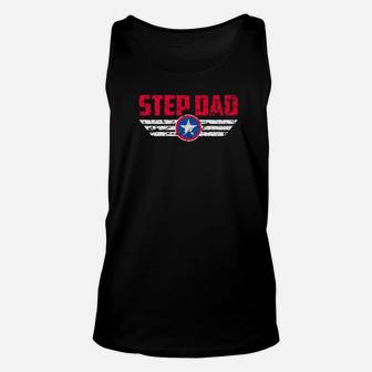 Fathers Day Proud Step Dad Premium Unisex Tank Top - Seseable