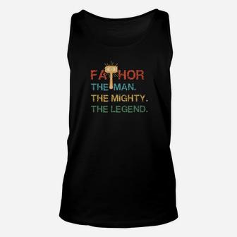 Fathor Shirt Cool For Fathers Day Gift For Dad Unisex Tank Top - Seseable
