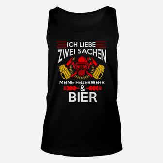 Feuerwehrmann Bierliebhaber Unisex TankTop, Lustiges Design für Feuerwehr - Seseable