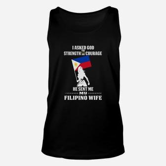 Filipino Wife Unisex Tank Top - Seseable