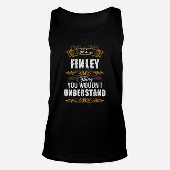 Finley Name Shirt, Finley Funny Name, Finley Family Name Gifts T Shirt Unisex Tank Top - Seseable