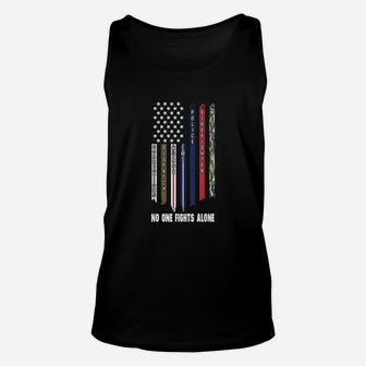 First Responders Police Nurses Military Firefighter Unisex Tank Top - Seseable