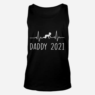First Time Father Gifts For Men New Dad Expecting Daddy 2021 Unisex Tank Top - Seseable