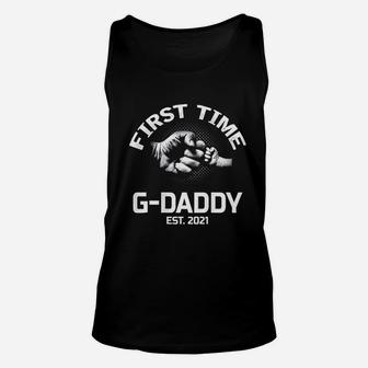 First Time G Daddy Est 2021 Gift For Dad Grandpa Uncle Unisex Tank Top - Seseable