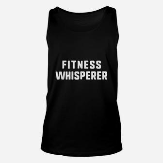 Fitness Whisperer Funny Personal Trainer Pt Gym Coach Gift Unisex Tank Top - Seseable
