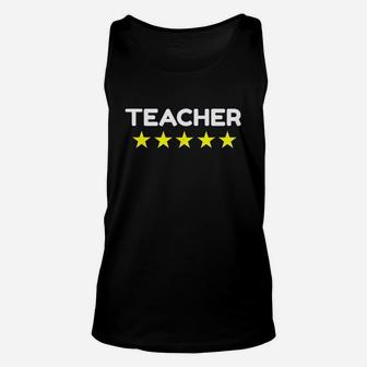 Five Star Esl Teacher Uniform Gift English Online Unisex Tank Top - Seseable