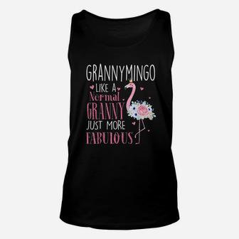 Flamingo Grannymingo Like A Normal Granny Gift Funny Grandma Unisex Tank Top - Seseable