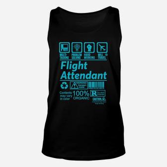 Flight Attendant Shirt Unisex Tank Top - Seseable