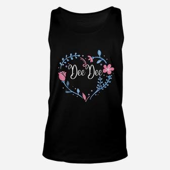 Flower Deedee Grandma Christmas Birthday Gift Unisex Tank Top | Seseable UK