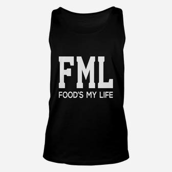 Food Is My Life Acronym Funny T-shirt Sports Tshirt Unisex Tank Top - Seseable