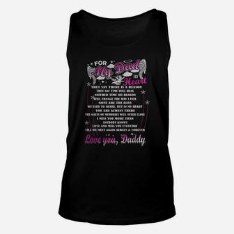 For My Dad In Heaven - Love You, Daddy Unisex Tank Top - Seseable